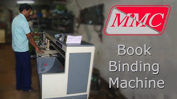 Single clamp perfect book binding Machine Peenya Bangalore India