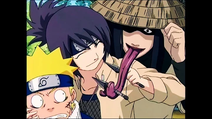 Anko scares Naruto and Orochimaru shows off his long tongue | Naruto - DayDayNews