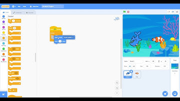 hungry shark in scratch: Game design for beginners