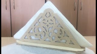 Мастер класс &quot;Изготовление салфетницы лобзиком&quot;
