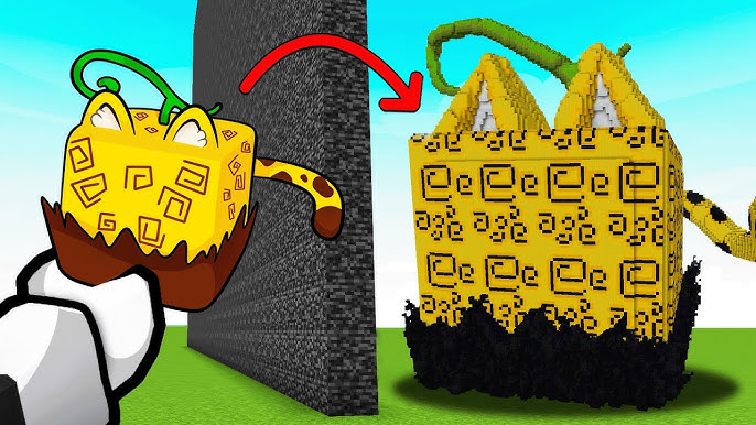 Build the Fruit in Minecraft You get it in Blox Fruits! 