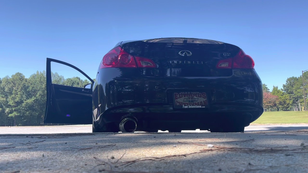 Custom z1 exhaust 2012 g37 YouTube