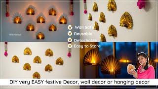 Rental Friendly Diwali Wall decor | Home decor | Hanging Decor | DIWALI decoration idea happy Diwali