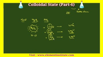 Colloidal State (Part-6) | Coagulation and Flocculation | Gold Number | Congo-Rubin Number