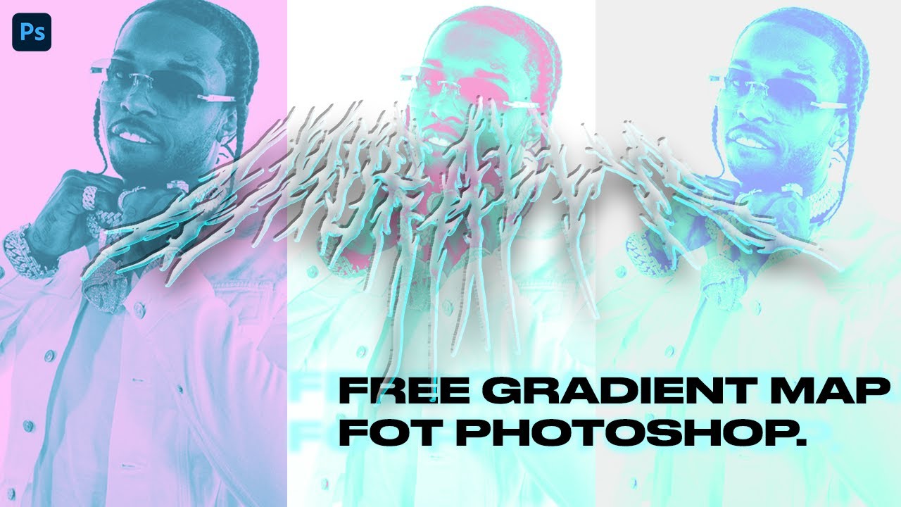 Free Gradient Map for Photoshop | 100 Abo Special - YouTube