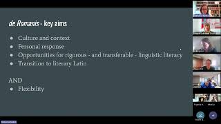 Bloomsbury de Romanis Teacher Webinar: Building Skills for GCSE Latin