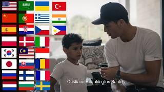 Cristiano Ronaldo Teaching Ronaldo Jr in 28 Different Languages! Cristiano Ronaldo Teaching Ronaldo Jr in 28 Different Languages!