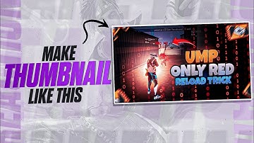 How To Make Ump God Ex like Gw Karan | Thumbnail Tutorial