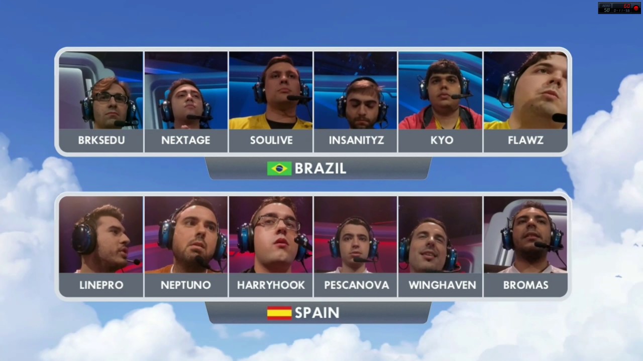 Overwatch World Cup: Brasil Vs Espanha #Showmatch 30/10/2016 