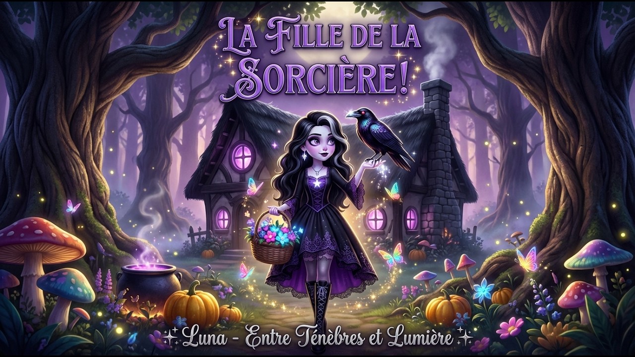 La fille de la sorcière | Conte animé | Fairy Tales French