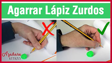 ¿Cómo deben escribir los zurdos?