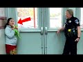 School Cop Sees Special Needs Student Frozen In Corner - He Drops To His Knees When He Finds Out Why