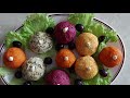 Закуска на святковий стіл &quot;Кольорові кульки&quot;/Appetizer for the festive table &quot;Colored balls&quot;/