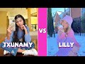 Txunamy vs lilly ketchman tiktok dances compilation january 2022