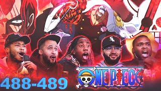 SHANKS ENDS THE WAR?! One Piece Ep 488/489 Reaction