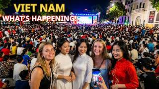 Hanoi at 8PM on Vietnam’s National Day 🇻🇳 | Hoan Kiem Lake Is Packed!