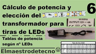 Tira LED de 12V, Adaptar y Conectar a Red Electrica de 230V Sin  Transformador - Parte 1. Video. 076 