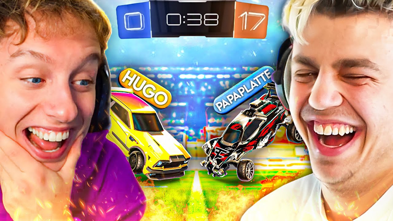 ROCKETLEAGUE MIT PAPAPLATTE