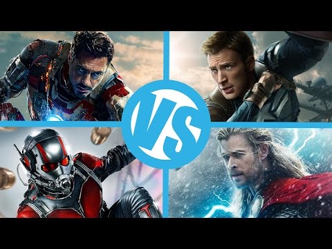 Iron Man 3 VS Captain America 2 VS Thor 2 VS Ant-Man : Movie Feuds Comic Bracket