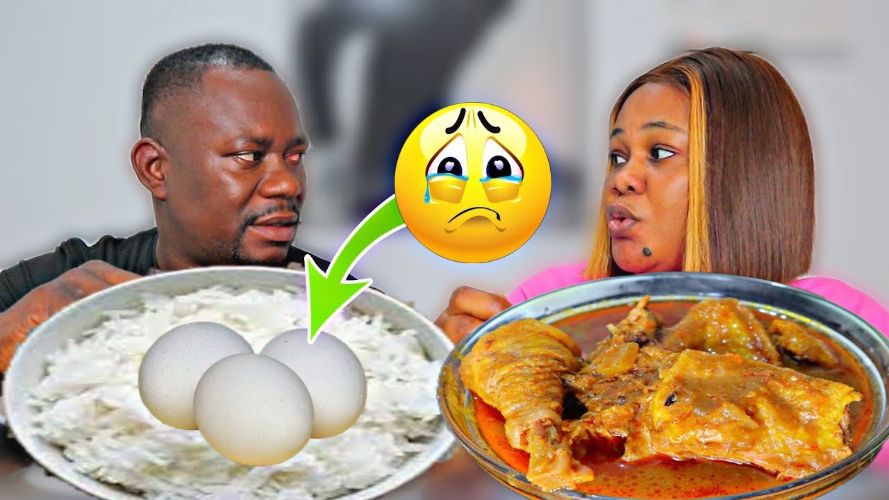 Подаю мужу только яйца, а себе мясо. Шутка про африканскую кухню, чтобы посмотреть на его реакцию.