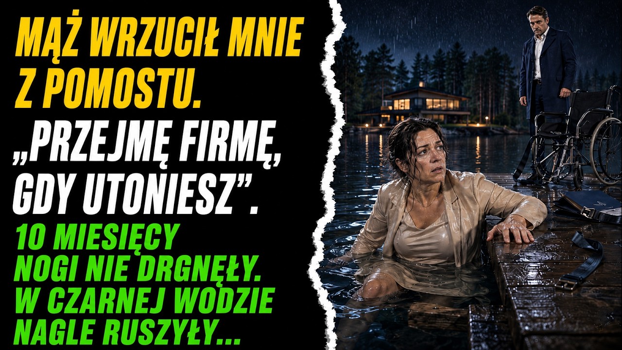 Lodowata woda uderzyła mnie w twarz tak mocno, że straciłam oddech. Sekundę wcześniej Julian trzymał mnie za ramiona na końcu pomostu. Teraz stał nade mną i patrzył, jak tonę. Bez krzyku, bez...