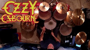 Ozzy Osbourne Over the Mountain drum intro