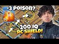 Why did KLAUS pair 3 Poisons with this 200 IQ RC SHIELD?! MLCW Semi Finals | Clash of Clans