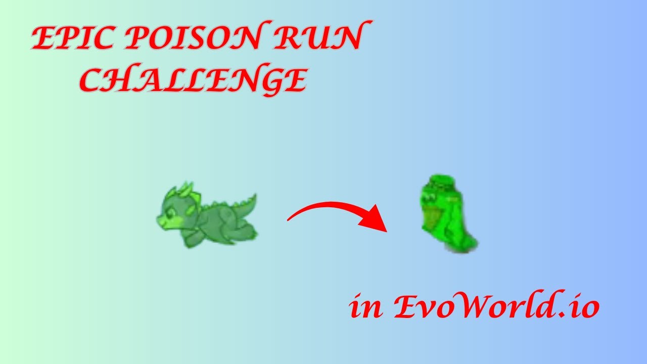 Doing poison run in West Asia 1 | EvoWorld.io