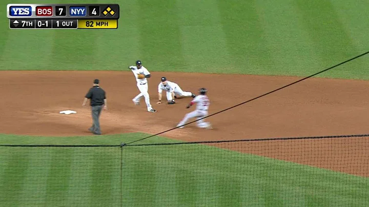 BOS@NYY: Mitchell induces inning-ending double play