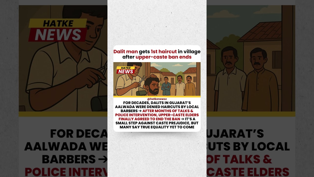 A haircut ✂️ turned into history 📜… but can one small change break centuries of caste walls? 🤔