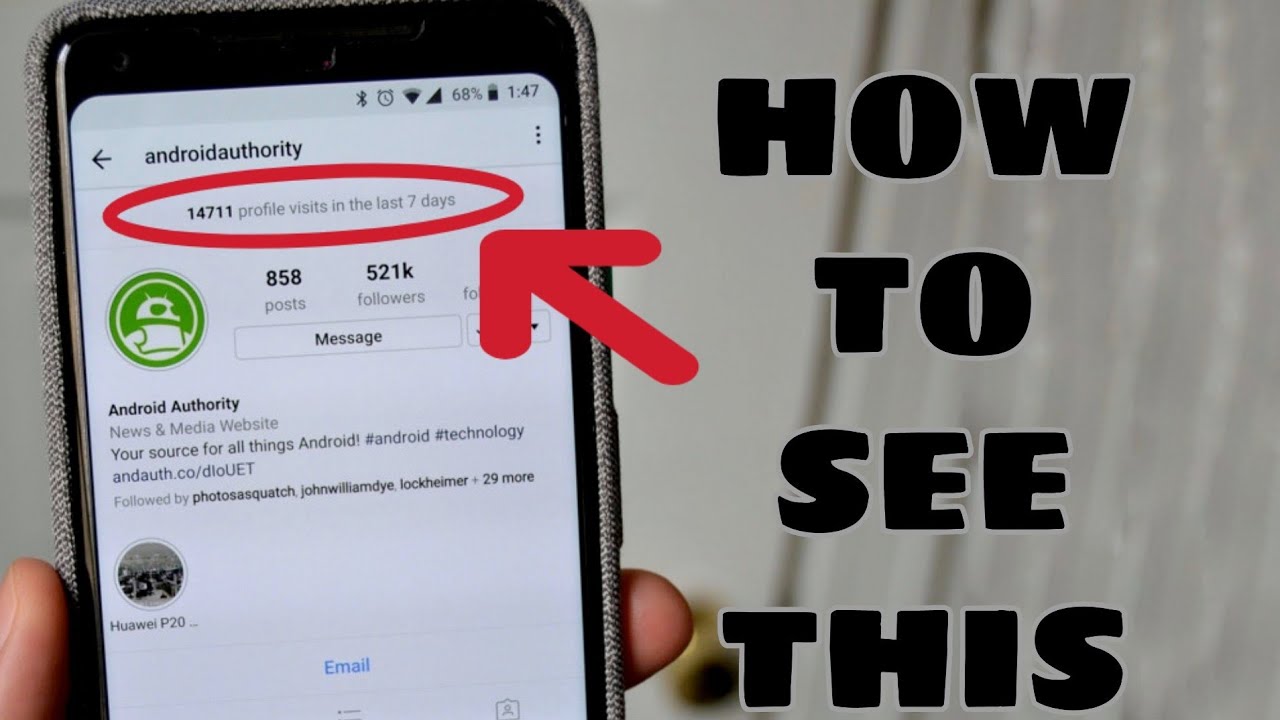 How to see profile visits on your Instagram account See