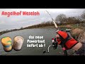 Forellenangeln im Winter Pose Powerbait Gummiköder Spoon Angelhof Weseloh Trout Ultralight Fishing