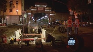 Downtown Water Main Fix In Progress