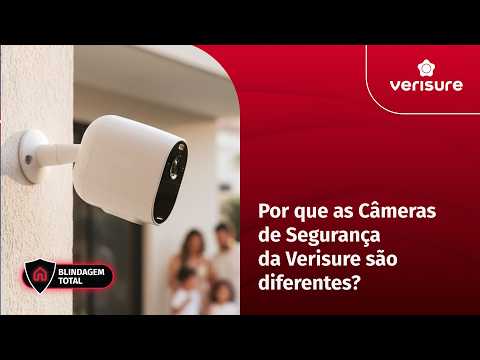 Câmera de Segurança Verisure: interna, externa e monitorada 24h