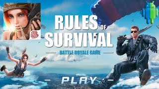 Играю в первые Rules of Survival.