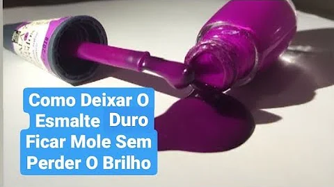 Como amolecer esmalte com óleo de coco?