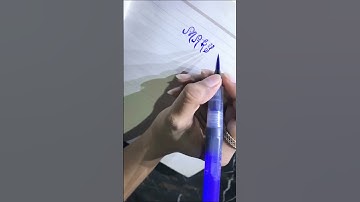 Maryam name in signature style🎉#shorts #calligraphy #viral #writing #art #videoshort