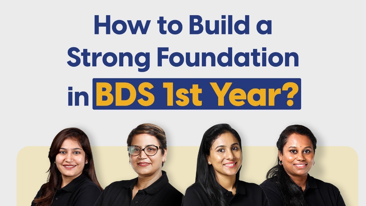 How to Build a Strong Foundation in 1st Year BDS | DBMCI MDS