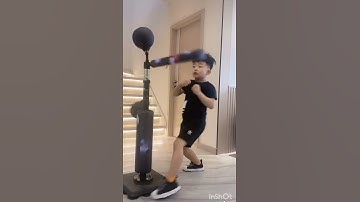 Thumbnail of Chinese Kid speedy boxing Practice at home | Boxing training video | Brilliant YouTube shorts