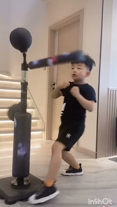 Chinese Kid speedy boxing Practice at home | Boxing training video | Brilliant YouTube shorts