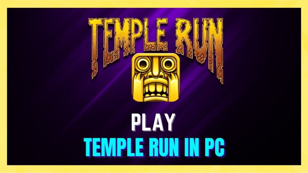 How to Play Temple Run In PC 2024 | Play Temple Run With Keyboard