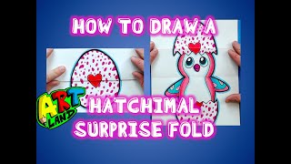 How to Draw a HATCHIMAL SURPRISE FOLD