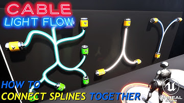 How to connect splines together in Unreal Engine