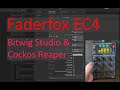 Faderfox ec4  support for bitwig studio  cockos reaper is here