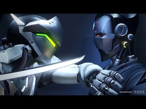 Overwatch Storm Rising - Story Mode Genji Scenes