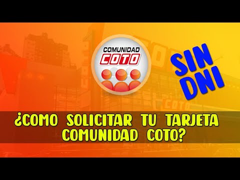 Como Sacar Tu Tarjeta Comunidad Coto Sin DNI