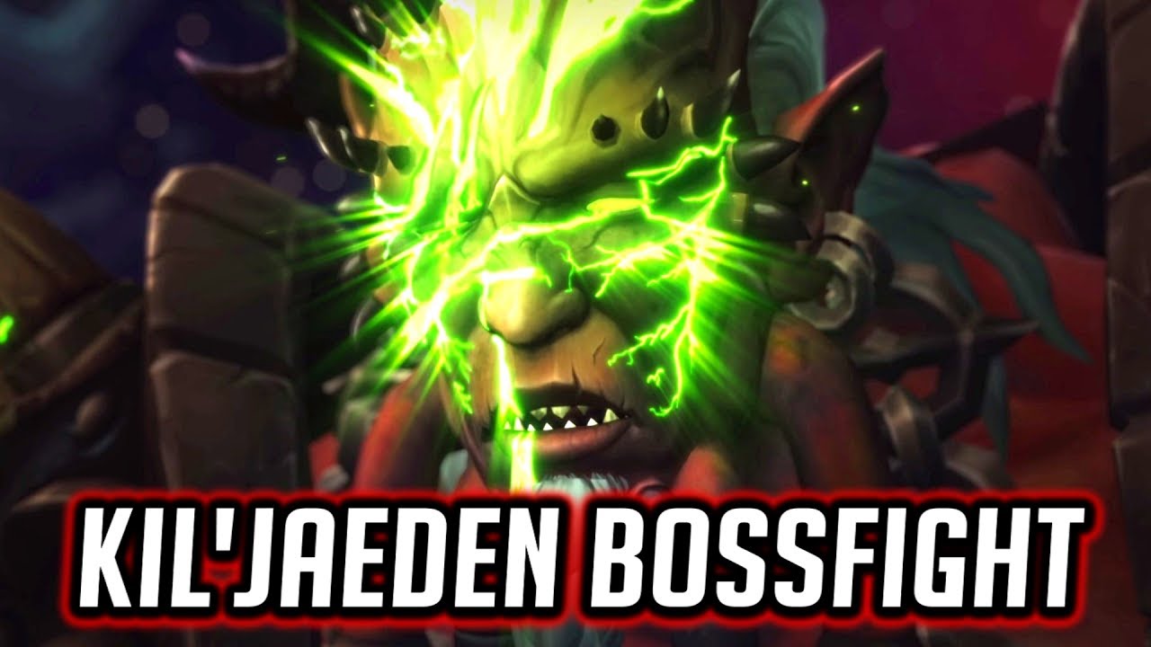 WOW Legion Kil'Jaeden Final Boss in the Tomb of Sargeras [Demon Hunter Tank] - YouTube