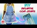 Costura: Como hacer delantal con jeans o vaqueros (Reciclaje) Todo en Uno