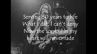 Video thumbnail of "Slash - ''30 Years To Life'' Lyrics"