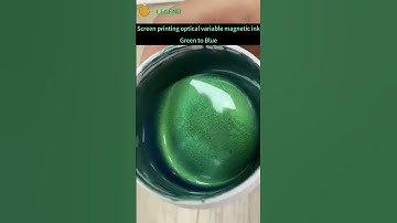 OVMI Green to Blue Optical Variable Magnetic Ink for Screen Printing High Quality #ink #printing